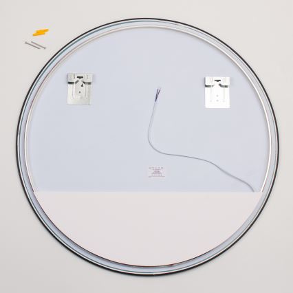 Brilagi - Miroir LED pour salle de bains VENA BLACK LED/26W/230V Ø 80 cm IP44 CRI 90 dimmable + CCT