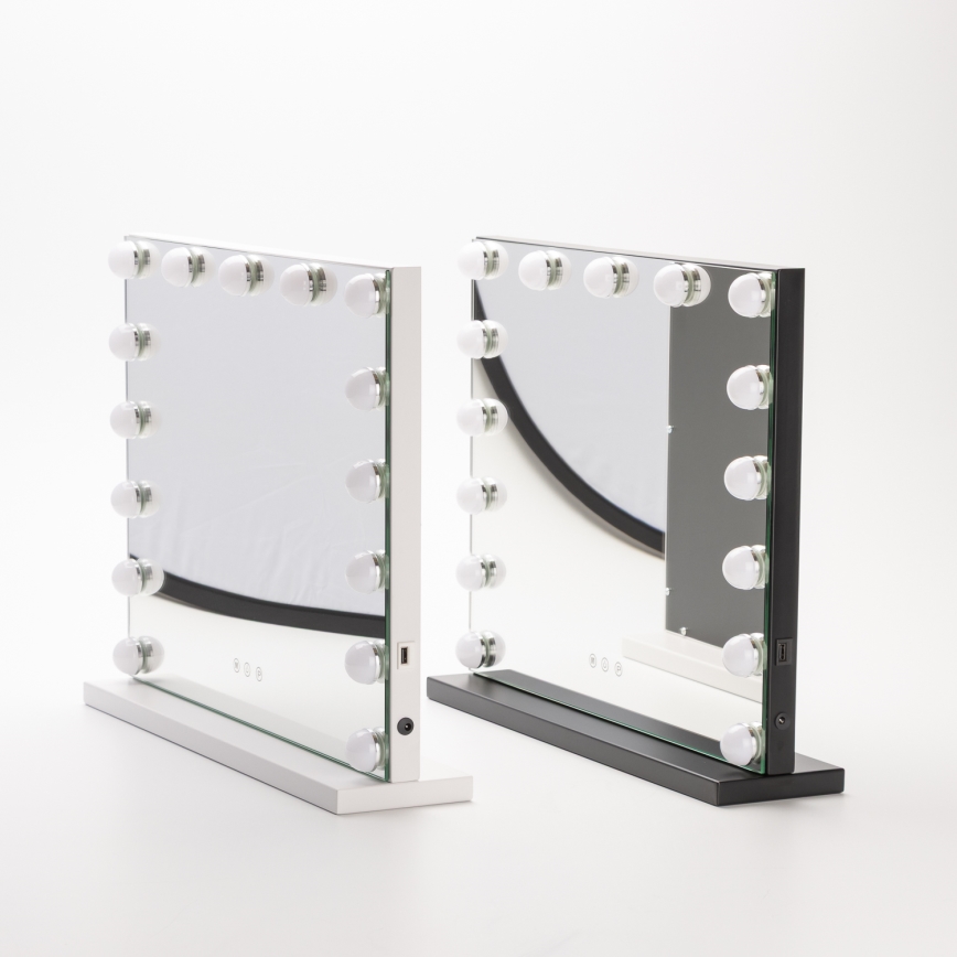 Brilagi - Miroir de maquillage LED dimmable HOLLYWOOD LED/15W/230V 3000/4000/6500K