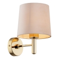 Brilagi - Muurlamp MONTE 1xE27/60W/230V beige/goud