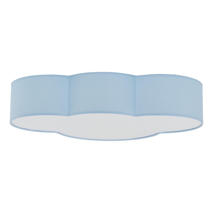 Brilagi - NIMBUS Kinderplafondlamp 4xE27/15W/230V 46x63 cm blauw
