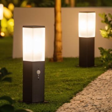 Brilagi - NOVA buitenwandlamp met bewegingssensor, 1x E27, 15 W, 230 V, 40 cm, IP44, zwart