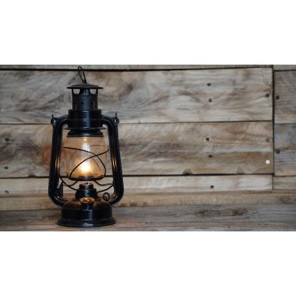 Brilagi - Olielamp LANTERN 19 cm zwart