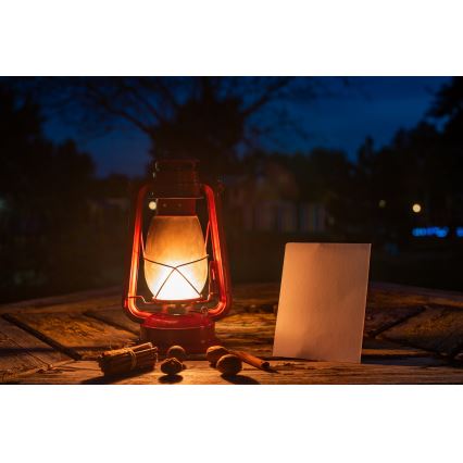 Brilagi - Olielamp LANTERN 31 cm rood