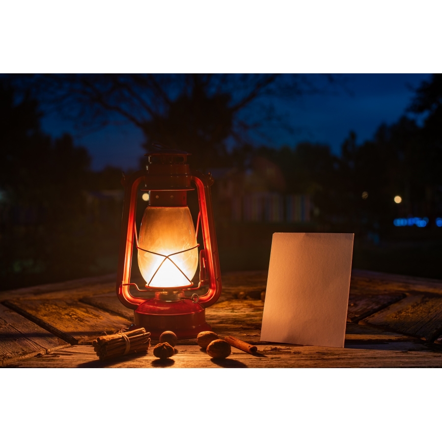 Brilagi - Olielamp LANTERN 31 cm rood