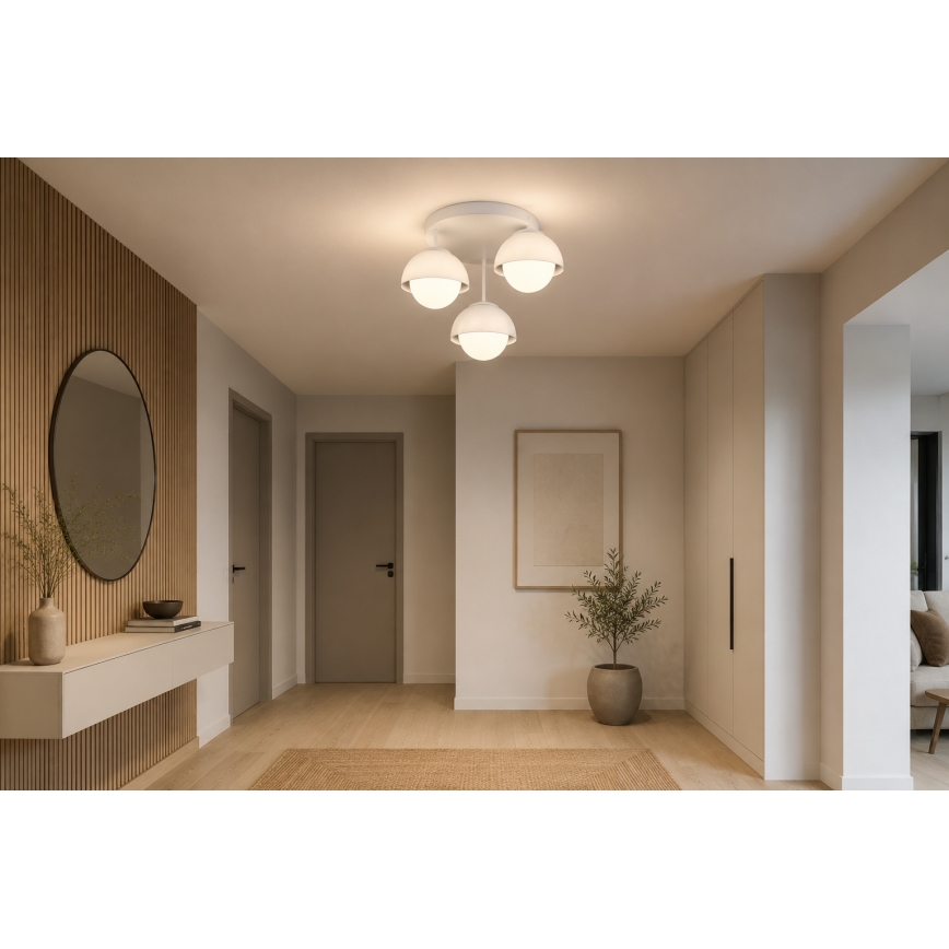 BRILAGI - Opbouw plafondlamp COSMO 3xE27/60W/230V wit