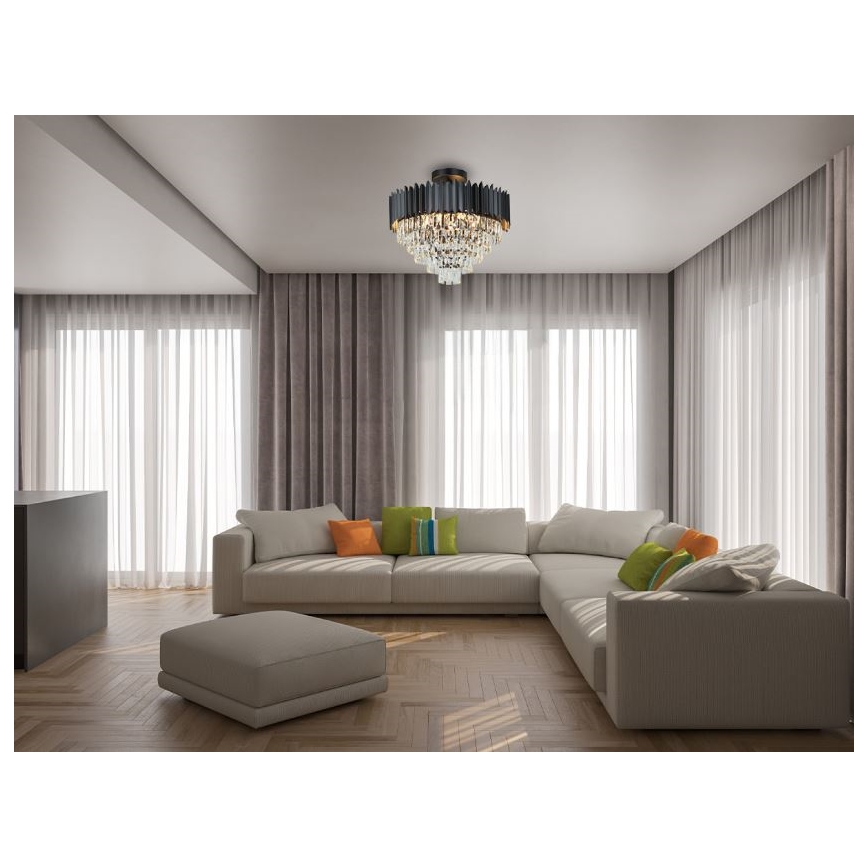 Brilagi - Opbouwkroonluchter CARLOS 9xE14/40W/230V Ø 60 cm