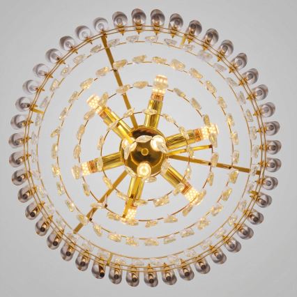 BRILAGI - Opbouwkroonluchter ECLIPSE 9xE14/10W/230V Ø 58 cm goud