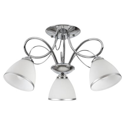 Brilagi - Opbouwkroonluchter FRED 3xE27/60W/230V Ø 59 cm glanzend chroom