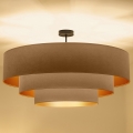 Brilagi - Opbouwkroonluchter LUNETA 3xE27/60W/230V diameter 80 cm beige/goud