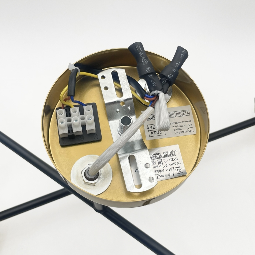 Brilagi - Opbouwkroonluchter MALIVA 4xE14/15W/230V goud