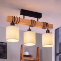 BRILAGI - Opbouwkroonluchter NUBILA 3x E27/60W/230V grenen/crème