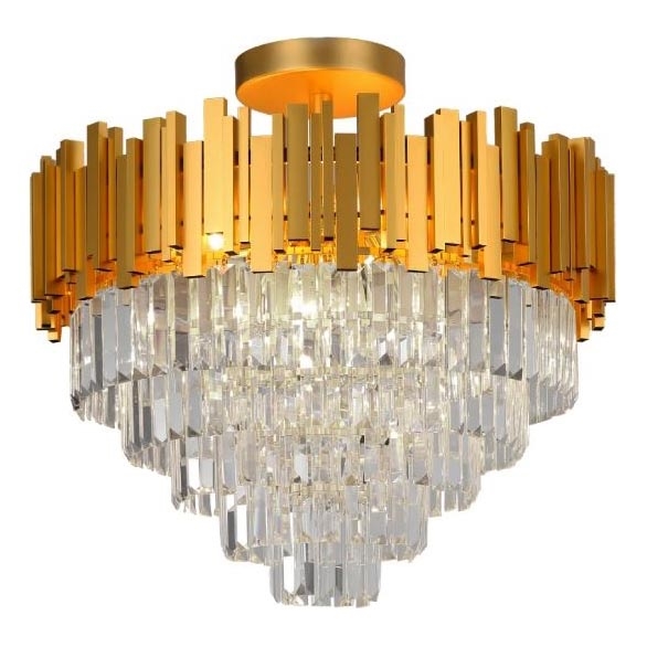 Brilagi - Opbouwkroonluchter PLAZA 9xE14/40W/230V