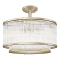 Brilagi - Opbouwkroonluchter RAMOS 5xE14/60W/230V goud