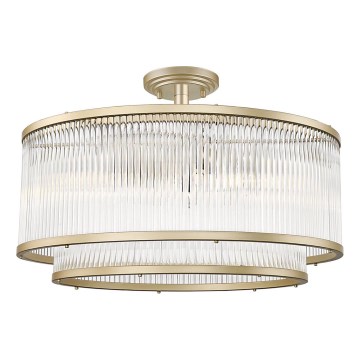 Brilagi - Opbouwkroonluchter RAMOS 6xE14/60W/230V goud