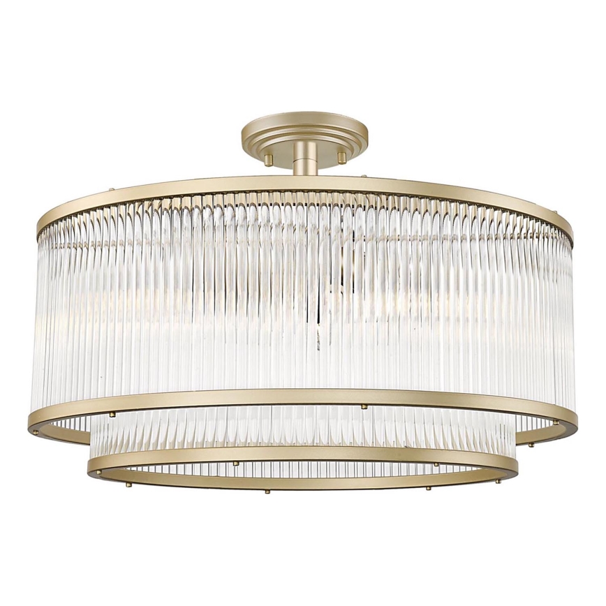 Brilagi - Opbouwkroonluchter RAMOS 6xE14/60W/230V goud