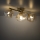 Brilagi - Opbouwkroonluchter VULCANO 3xG9/8W/230V goud/rookbeige