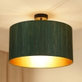 Brilagi - Opbouwlamp BOSTON ROLLER 1xE27/15W/230V Ø 45 cm stro groen/goud