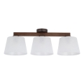 Brilagi - Opbouwlamp LATTE 3xE27/60W/230V grenen/wit