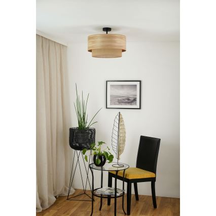 Brilagi - Opbouwlamp MONTANA BOHO 1xE27/15W/230V Ø 45 cm bruin