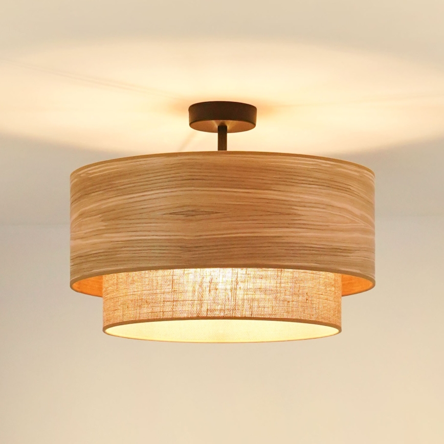 Brilagi - Opbouwlamp MONTANA BOHO 1xE27/15W/230V Ø 45 cm bruin