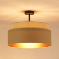 Brilagi - Opbouwlamp OREGON VEGE 1xE27/15W/230V Ø 45 cm beige