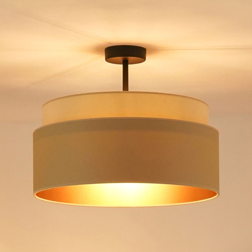 Brilagi - Opbouwlamp OREGON VEGE 1xE27/15W/230V Ø 45 cm beige