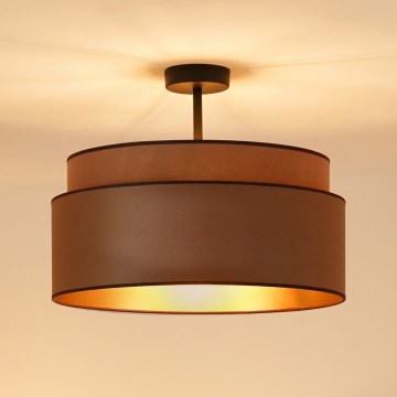 Brilagi - Opbouwlamp OREGON VEGE 1xE27/15W/230V Ø 45 cm bruin