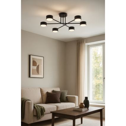 Brilagi - Opbouwplafondlamp 6xGX53/12W/230V zwart