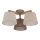 Brilagi - Opbouwplafondlamp LATTE SABIA 3xE27/60W/230V grenen/mix