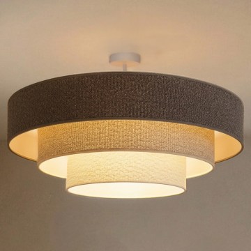 Brilagi - Opbouwplafondlamp LUNETA 3xE27/60W/230V Ø 80 cm grijs/crème/wit