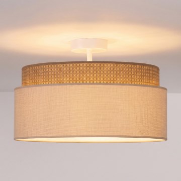 Brilagi - Opbouwplafondlamp PADOVA 1xE27/60W/230V Ø 40 cm beige