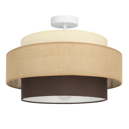 Brilagi - Opbouwplafondlamp RESNA 1xE27/60W/230V Ø 40 cm beige/zwart