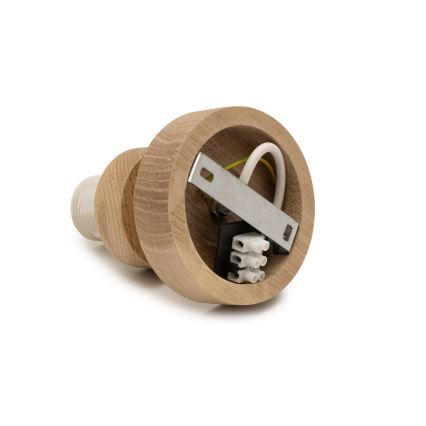Brilagi - Opbouwplafonnière PARTY, 1x E27/60W/230V, Ø 10 cm, eiken