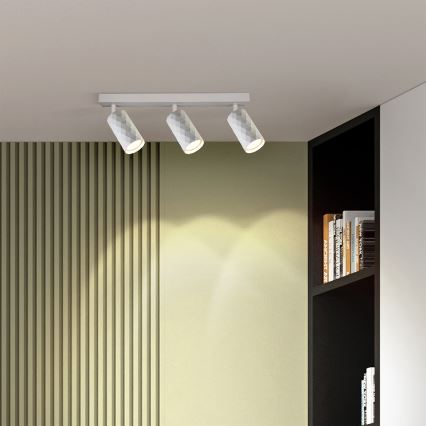 Brilagi - Opbouwspot SELE DIAMANT 3xGU10/30W/230V wit