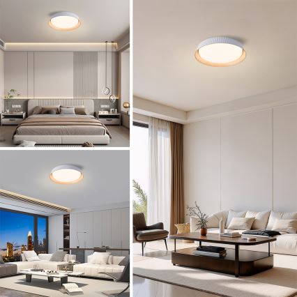 Brilagi - Dimbare LED-plafondlamp ORINO LED/54W/230V 3000-6000K wit Ø 43 cm + afstandsbediening
