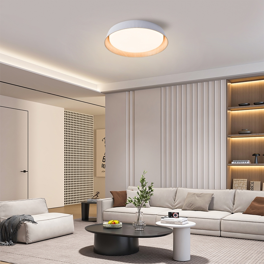 Brilagi - Dimbare LED-plafondlamp ORINO LED/54W/230V 3000-6000K wit Ø 43 cm + afstandsbediening