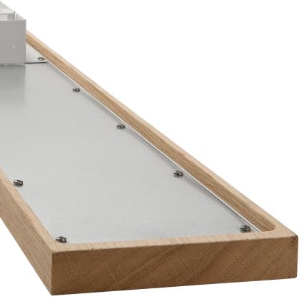 Brilagi - Panneau RGBW à intensité variable WOODY FRAME LED/34W/230V 11,5x123 cm 2700-6500K chêne + télécommande