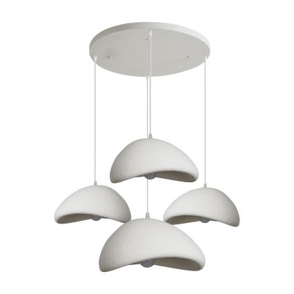 BRILAGI - Pendellamp aan kabel WABI SABI 4xE27/60W/230V wit