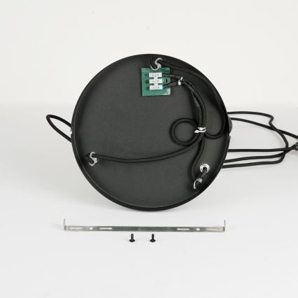 Brilagi - Pendellamp met kabel BASKLITE 3xE27/15W/230V hout/zwart