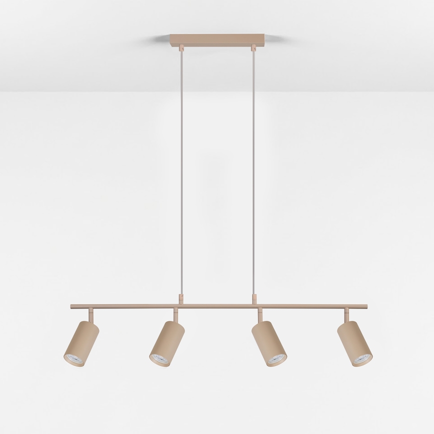 Brilagi - Pendellamp SELE met kabel, 4xGU10/30W/230V, beige