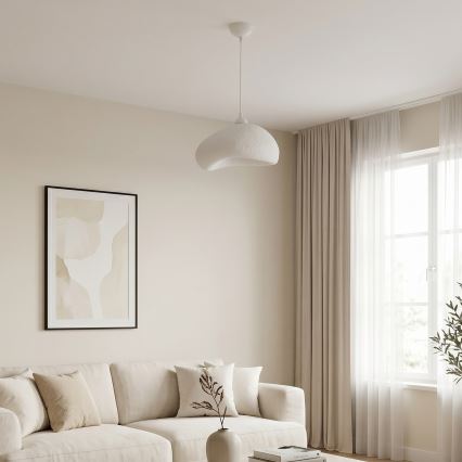 Brilagi - Pendellamp WABI SABI aan kabel 1xE27/40W/230V Ø 32 cm wit