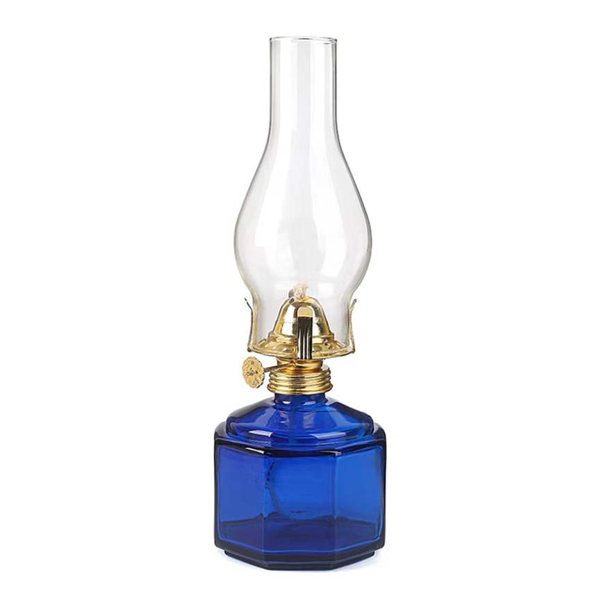 Brilagi - Petroleumlamp MERLIN blauw