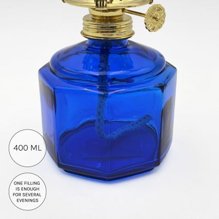 Brilagi - Petroleumlamp MERLIN blauw