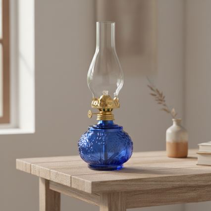 Brilagi - Petroleumlamp MERLIN blauw