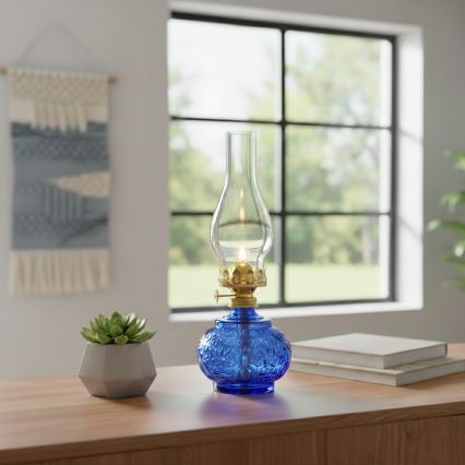 Brilagi - Petroleumlamp MERLIN blauw