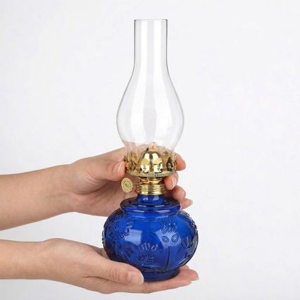 Brilagi - Petroleumlamp MERLIN blauw