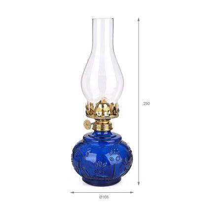 Brilagi - Petroleumlamp MERLIN blauw