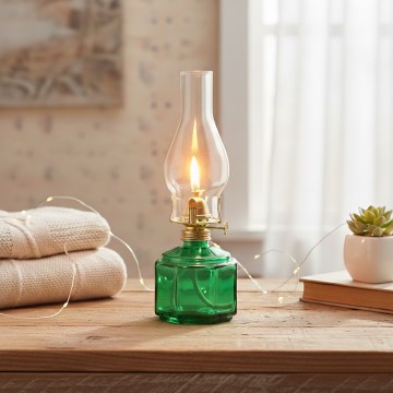 Brilagi - Petroleumlamp MERLIN groen