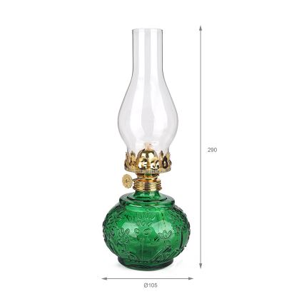 Brilagi - Petroleumlamp MERLIN groen