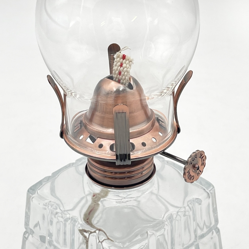Brilagi - Petroleumlamp MERLIN helder/bronskleurig/gepatineerd